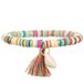 Deja Jewels Lookinggoodtoday Enkelband Platte Kralen Schelp & Kwastje - Summer
