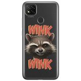 ERT GROUP mobiel telefoonhoesje voor Xiaomi REDMI 9C origineel en officieel erkend Marvel patroon Rocket 003 optimaal aangepast aan de vorm van de mobiele telefoon, gedeeltelijk bedrukt