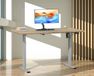 VCM bureau Lona 140x80 noir réglable en hauteur