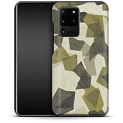 caseable Samsung Galaxy S20 Ultra Hoesje - Geometric Camo Green