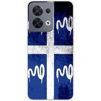 1001 coques Oppo Bedrukt siliconen hoesje compatibel met Oppo Reno 8 5G Drapeau martinique