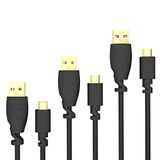 KabelDirekt USB 2.0 Kabel 1m Zwart