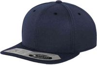 Flexfit 110 Fitted Snapback Navy One Size Pet Blauw