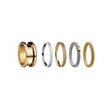 BERING Damen Ring in gold glänzend - Arctic Symphony Collection mit Edelstahl - Symphony-Set-E