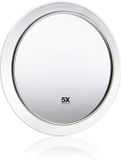 Merkloos / Sans marque Shenzhen Haorui Industrial Technology Co., Ltd. Make-upspiegel - Rond - 15 cm - Acryl met 5x Vergroting en Zuignap