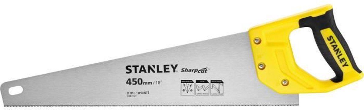 Stanley Handzaag Universeel 450 mm / 18 inch - 11 TPI