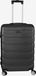 H4L Valise, trolley, valise de voyage, coque dure, ABS, noir, 44x27x64 cm, 4 roues