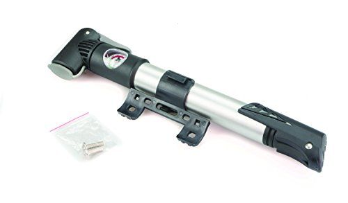 ON BIKE Mini-fietspomp met adapter en manometer voor bevestiging aan het frame