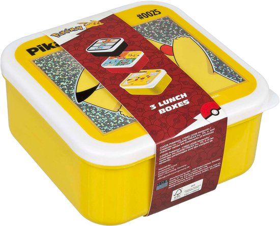 Pokémon 3 in 1 snackbox