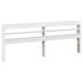 VidaXL Hoofdeind & Voeteind Blanc Pin 180 cm