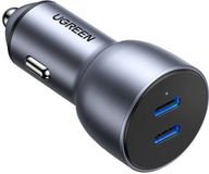 Ugreen Autolader 2X USB-C 36W Grijs
