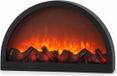Sans marque Cheminée d'ambiance LED - lanterne - noir - 41 x 10 x 25 cm - cheminée - câble USB