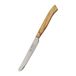 Marietti 416.00 Tafelmes met geklonken houten handvat, 11,5 cm getand lemmet, 6 stuks