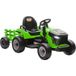 Voiture électrique verte pour enfants 139x58x55 cm
