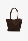 Fred de la Bretoniere NALANI Shoulder Bag Nubuck Dark Brown