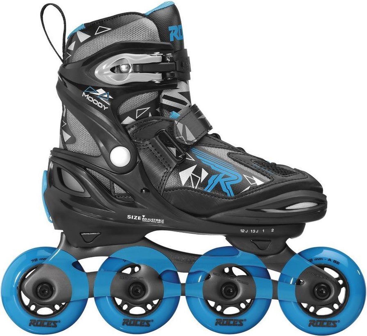 Roces Inlineskates MOODY BOY TIF - Zwart/Blauw 36-40