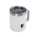 Bergner - White Stainless Steel Travel Mug - 350 ml Capacity - Leak-proof - Hygienic - Drop Resistant - Temperature Retaining