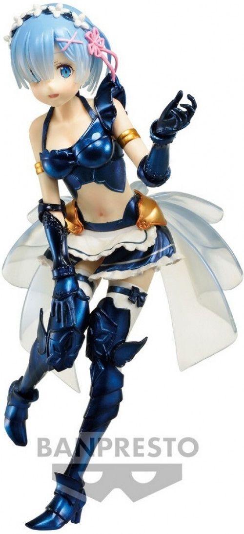 Banpresto Re: Zero Starting Life in Another World Chronicle EXQ Figure - Rem Maid Armour Version