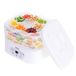 Adler AD 6658 Déshydrateur alimentaire - Blanc - 230W - Avec minuterie