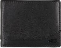 camel active Leren Portemonnee Stone Jeans Wallet Black Zwart