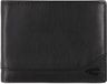 camel active Leren Portemonnee Stone Jeans Wallet Black Zwart