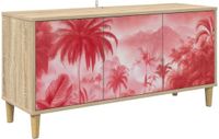 vidaXL TV-meubel AACHEN 102 x 33 x 50 cm Sonoma Bewerkt hout