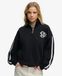 Superdry Femme Sweat Country Club Appliqué Demi-zip Navy Taille: 40