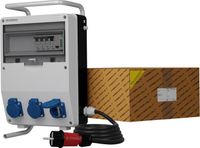Doktorvolt Stroomverdeeler TD-S/FI 3x230V, stroommeter met MID-certificering, kabelklemmen