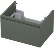 INK - Onderkast 1 Lade Greeploos Gelakt 45gr - 600x450x350 Mm - Mat Beton Groen