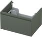 INK - Onderkast 1 Lade Greeploos Gelakt 45gr - 600x450x350 Mm - Mat Beton Groen