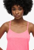 Superdry Studios-hemd met bandjes Dames Neon Dark Pink