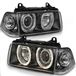 Angel Eyes koplampen, noir, compatible BMW Série 3 E36 Coupé/Cabriolet (1990-1999)
