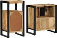 Maison Exclusive - Ensemble de meubles de salle de bain, 2 pièces, marron et noir, 55 x 35 x 60 cm