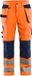 Blåkläder Werkbroek High Vis met ventilatie 1565-1811 - High Vis Oranje/Marineblauw - D112