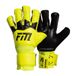 Football Masters Gants de gardien Invictus X - Jaune fluo, pointure 9