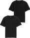 Tom Tailor - Coton T-shirts in een set van 2 - Maat L - Black