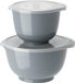 Rosti Margrethe Beslagkom Set - 4 delig - 1,5 en 3 L - Dusty Blue
