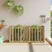 Maison Exclusive - Lit de jardin surélevé avec clôture à lattes, design, 150x50x70 cm, fait de pin imprégné