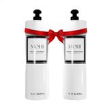 Max Pro MOHI Repair Essentials Set - Shampoo & Conditioner (2 x 1L) met Hoofdhuid Massage Borstel