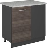 Vicco R-Line Hoekkast – 86 cm WB Marmer Edel grijs