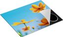 Chefcare Inductie Beschermer Oranje Cosmea Bloemen - 65x52 cm