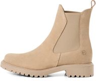 Tamaris - Dames - Laarzen - Chelsea boots - Leer - Cream - Maat 37