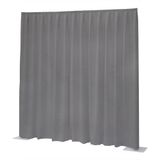 Wentex P&D Rideau Napoli Velours (USA) gris clair - 11′ × 16′ ≈ 3,35 m × 4,88 m (L × H) - plissé