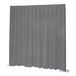 Wentex P&D Rideau Napoli Velours (USA) gris clair - 11′ × 16′ ≈ 3,35 m × 4,88 m (L × H) - plissé