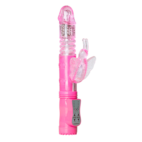 Easytoys Vibe Collection Stotende Butterfly Vibrator Roze