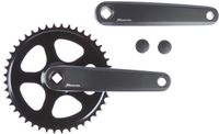 Miranda Crankset Delta Jis Voor Gates 44t 170mm Alu Zwart