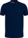Tommy Hilfiger Mao Rwb Tipped Slim Polo - heren poloshirt - donkerblauw