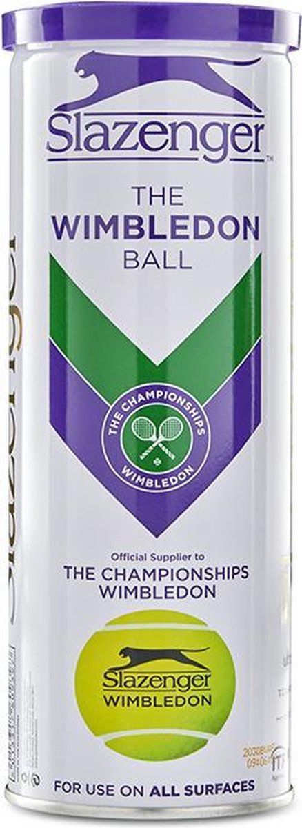 Slazenger Wimbledon 3Tin Tennisballen - Multi