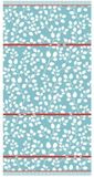 Clarysse Strandlaken Leaf - 90x170 cm - Blauw