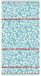 Clarysse Strandlaken Leaf - 90x170 cm - Blauw